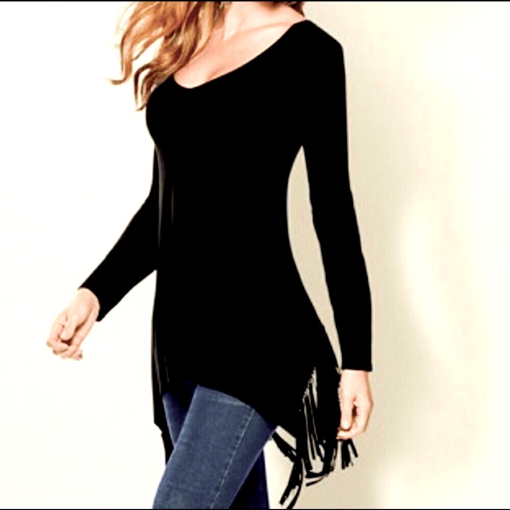 New Fringed Boho Tunic Top by Venus, Cowgirl